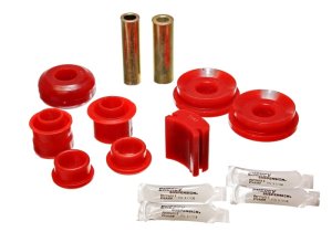 Ford Mustang Suspension Control Arm Bushing Kit - Rear Upper - Energy Suspension - Performance Polyurethane - Red - `05-`07 Ford Mustang Suspension Control Arm Bushing Kit - Rear Upper - Energy Suspension - Performance Polyurethane - Red - `05-`07